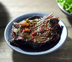 (특) 깻잎무침